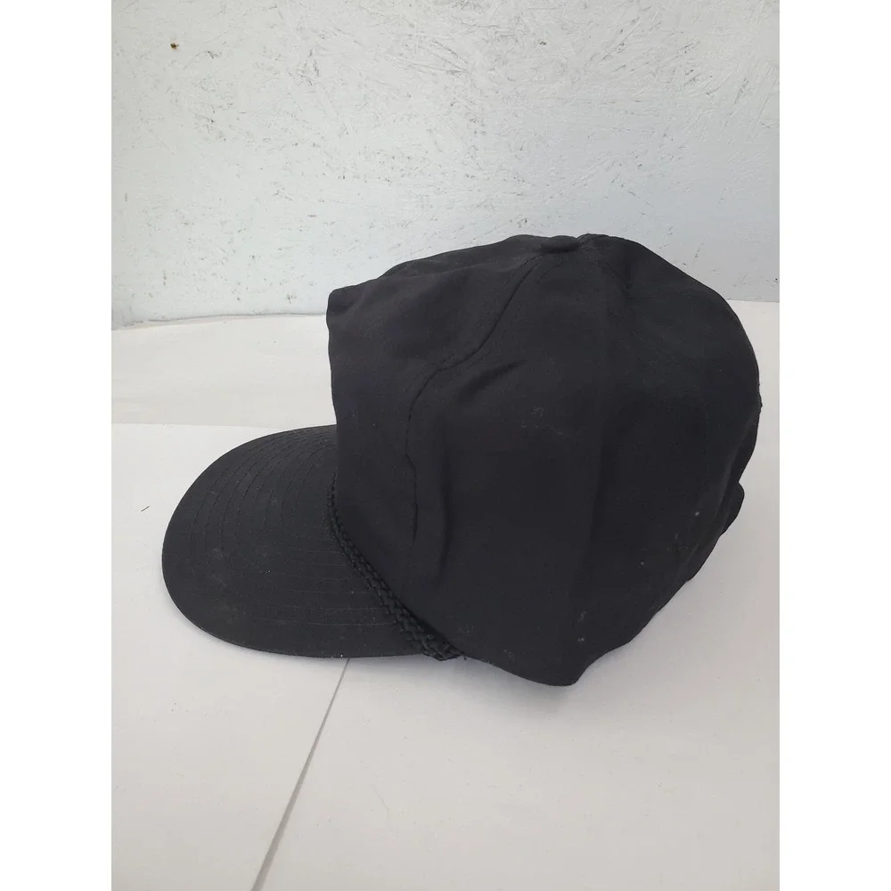 Vintage Eldora Speedway World 100 25th Anniversary Nissin Cap Black Snapback Hat